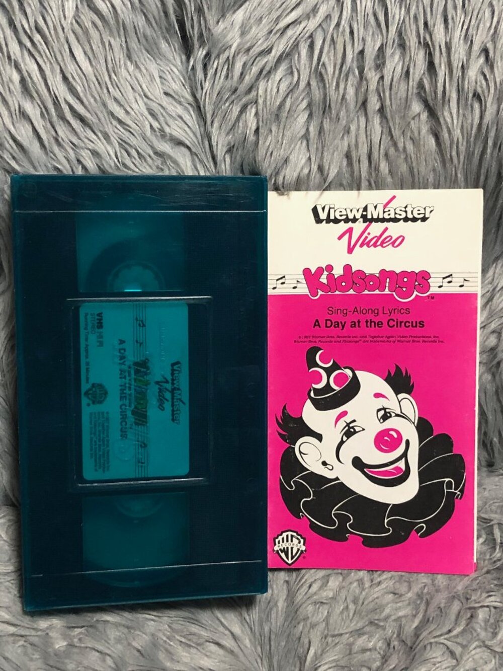 Kidsongs: A Day at the Circus VHS Tape 1987 ViewMaster Video Kids Music Show